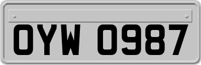 OYW0987