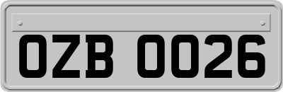 OZB0026