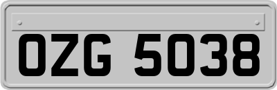 OZG5038