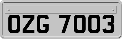 OZG7003