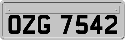 OZG7542