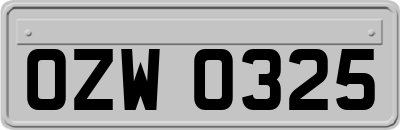 OZW0325