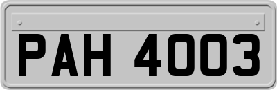 PAH4003