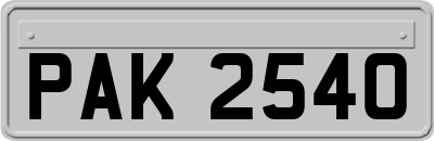 PAK2540