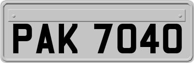 PAK7040