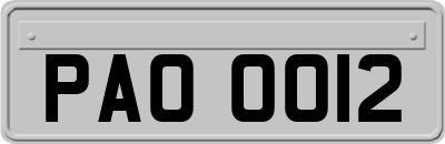 PAO0012