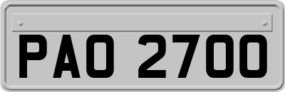 PAO2700