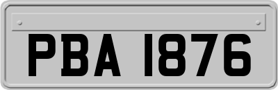 PBA1876