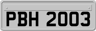 PBH2003