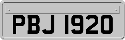 PBJ1920