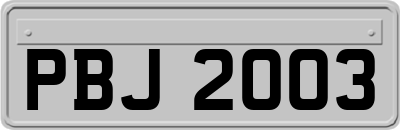 PBJ2003