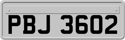 PBJ3602