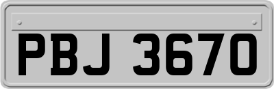 PBJ3670