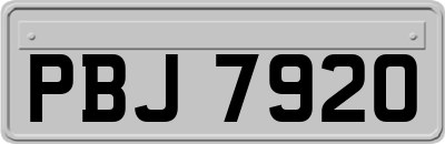 PBJ7920