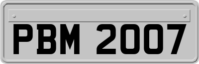 PBM2007