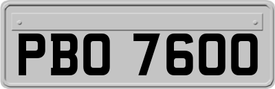 PBO7600