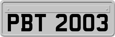 PBT2003