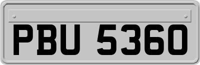 PBU5360