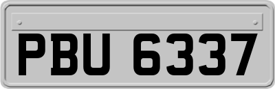 PBU6337