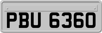 PBU6360