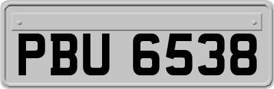 PBU6538