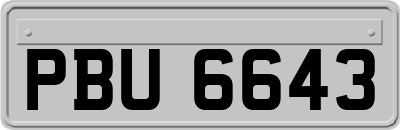 PBU6643