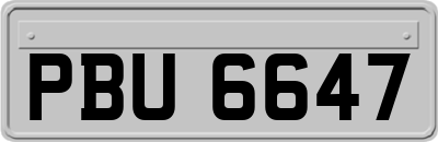 PBU6647