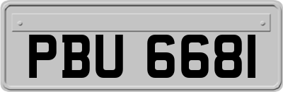 PBU6681