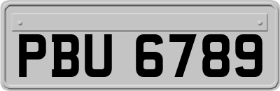 PBU6789