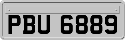 PBU6889