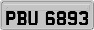 PBU6893