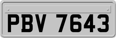 PBV7643