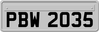 PBW2035