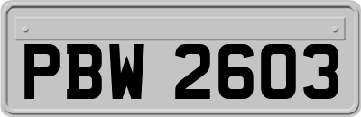 PBW2603