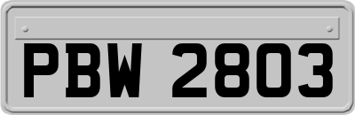 PBW2803