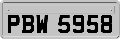 PBW5958