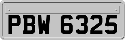 PBW6325