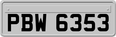 PBW6353