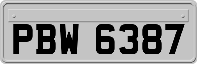 PBW6387