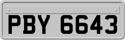 PBY6643