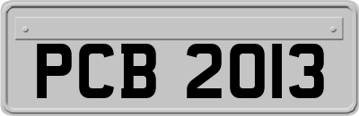 PCB2013