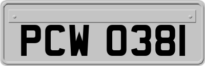 PCW0381