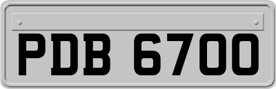 PDB6700