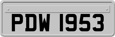 PDW1953