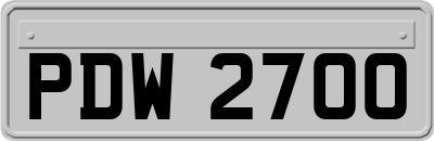 PDW2700