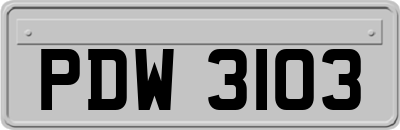 PDW3103