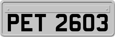 PET2603