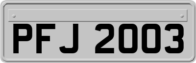 PFJ2003