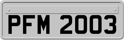 PFM2003