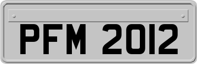 PFM2012